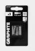 GRAPHITE bitovi PZ3 x 25 mm, 1/4", 56T535, 3 kom.